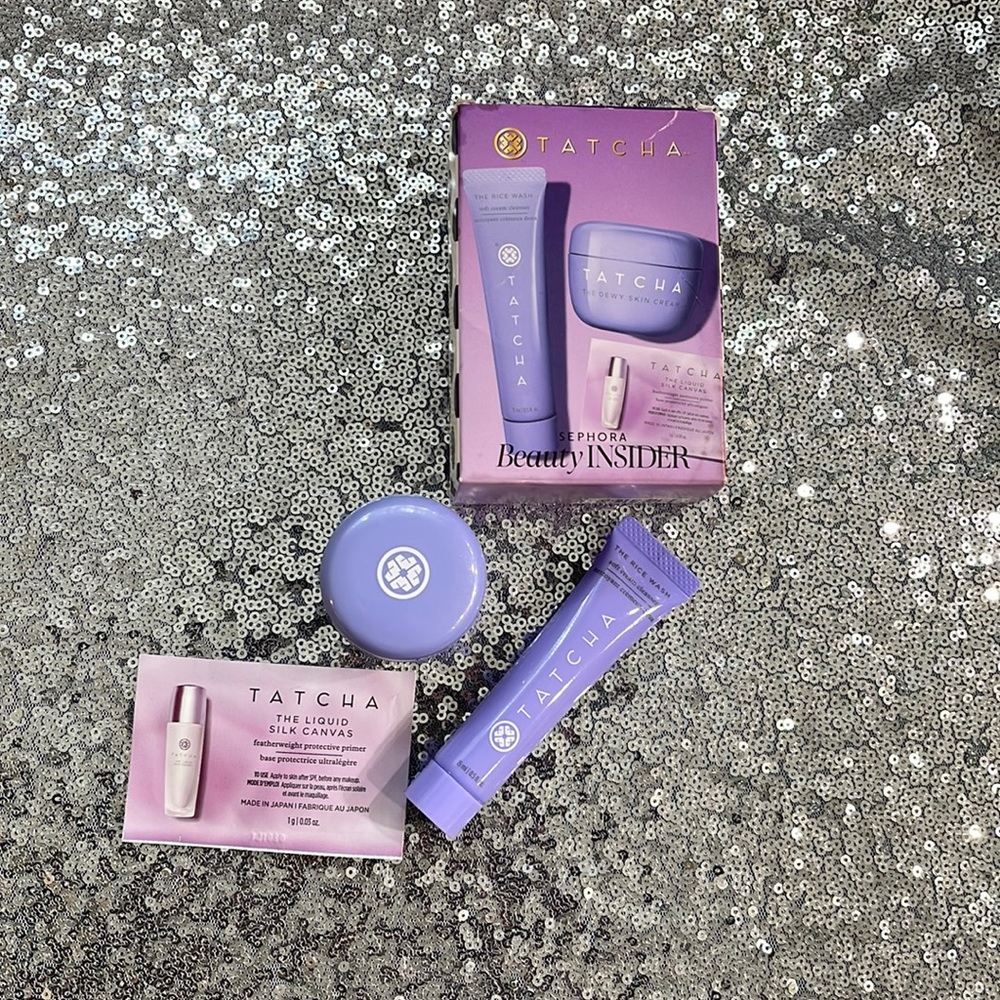 Tatcha deluxe travel skin set - BNIB.